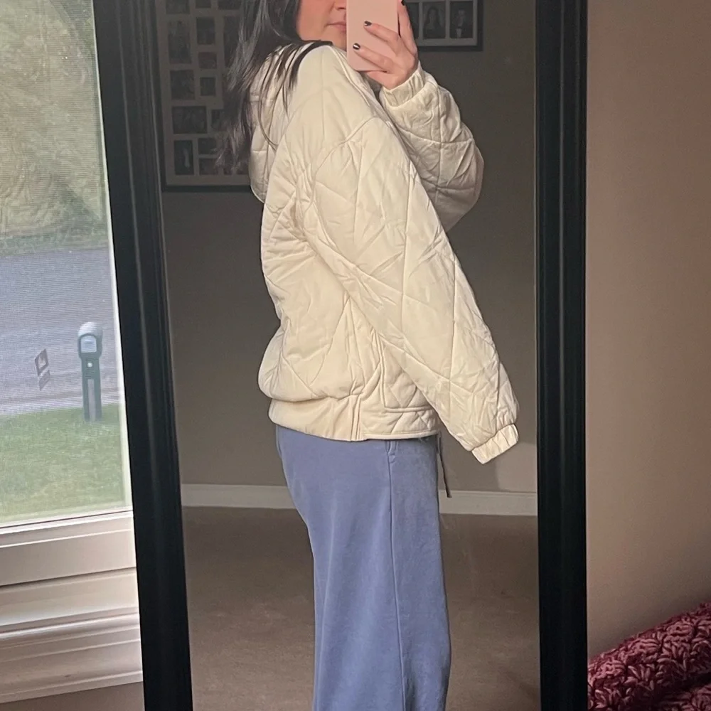 Wild Fable Cream Quilted Jacket - Picture 4 of 4